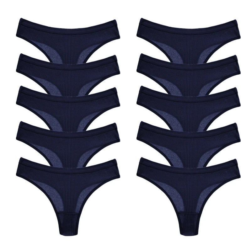 Conjunto 10 Calcinhas Fio Dental Femininas