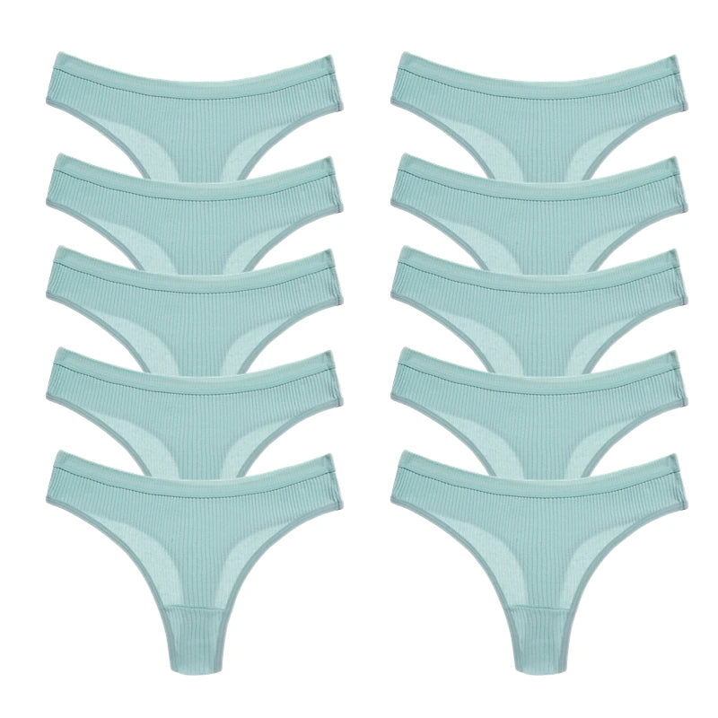 Conjunto 10 Calcinhas Fio Dental Femininas