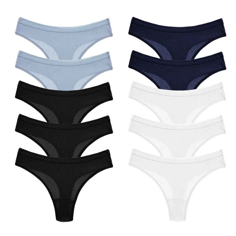 Conjunto 10 Calcinhas Fio Dental Femininas