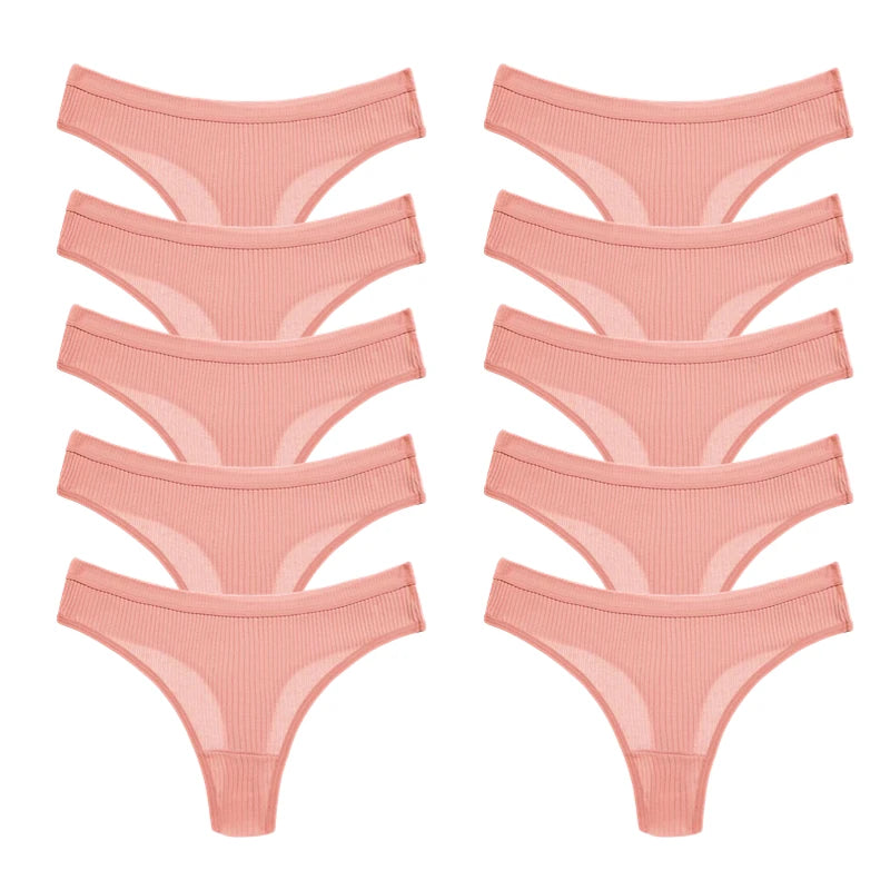 Conjunto 10 Calcinhas Fio Dental Femininas