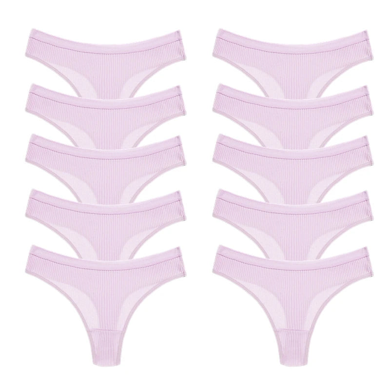 Conjunto 10 Calcinhas Fio Dental Femininas