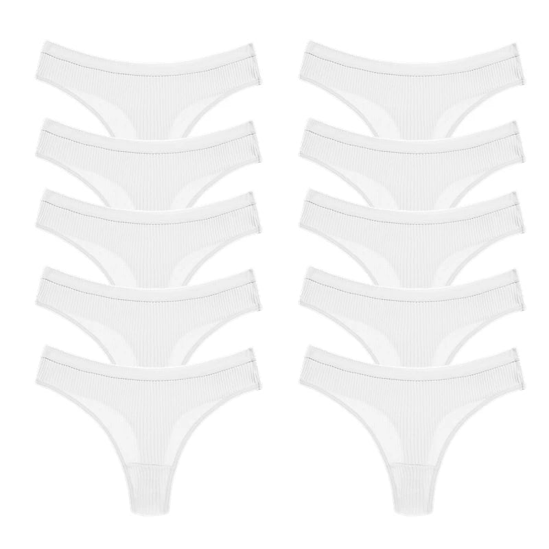 Conjunto 10 Calcinhas Fio Dental Femininas