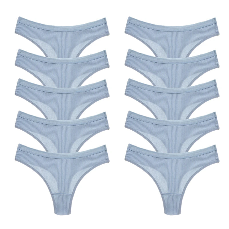 Conjunto 10 Calcinhas Fio Dental Femininas