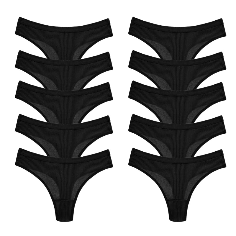 Conjunto 10 Calcinhas Fio Dental Femininas