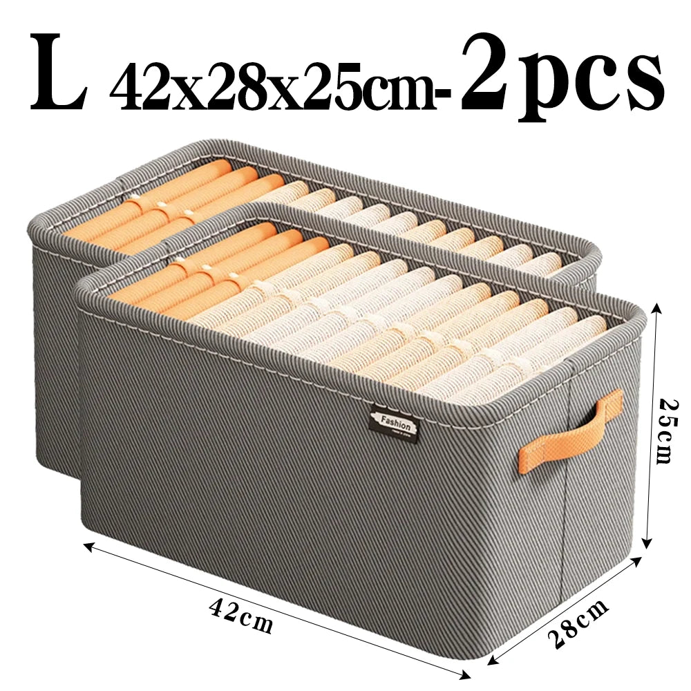 Organizador de Roupas e Jeans para Guarda-Roupa e Gavetas